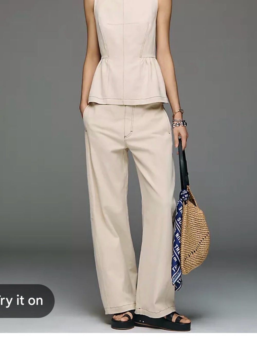 Maeve puddle pants sz 8